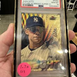 Juan Soto Superfractor 1/1