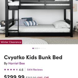 Kids Bunk Bed (twin On twin)