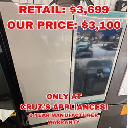 Samsung Bespoke 23-cu ft. 4-Door 36-in Refrigerator