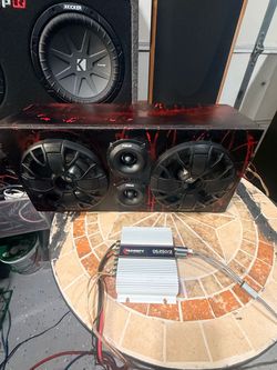 Orion hcca 6.5” midrange with brand new prv super tweeters and Taramps amplifier