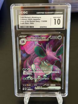 Team Rocket's Nidoking ex CGC 10 Gem Mint