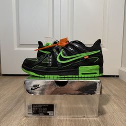 Nike Air Rubber Dunk Off White Green Strike Men’s size 10.5 US !!! Read Description ❤️ 