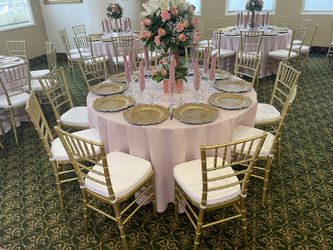 Chiavary Chairs Tablecloths Backdrops 