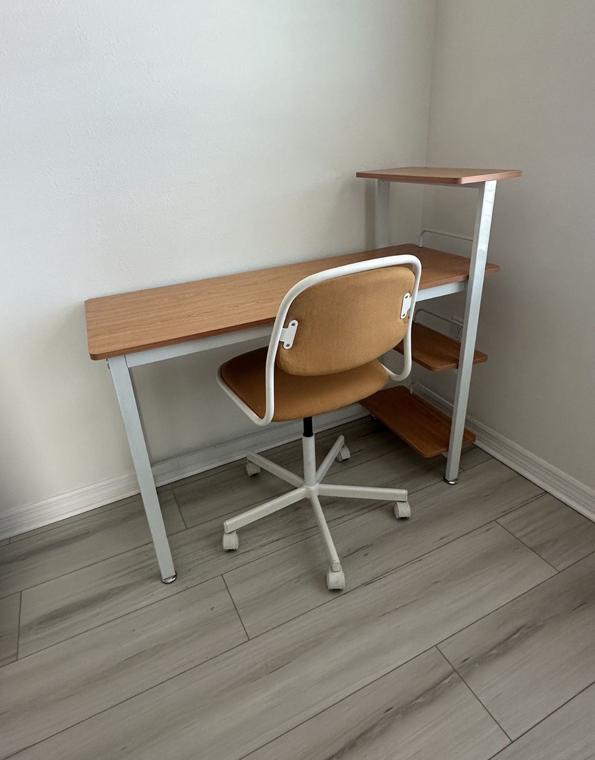 Modern Desk + Chair, Ready For Pickup!