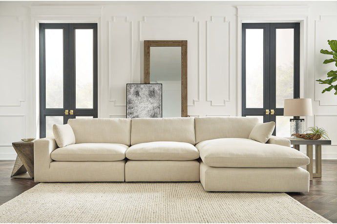 ⚡Ask 👉Sectional, Sofa, Couch, Loveseat, Living Room Set, Ottoman, Recliner, Chair, Sleeper. 

👉Elyza Linen 3-Piece RAF Chaise Sectional
