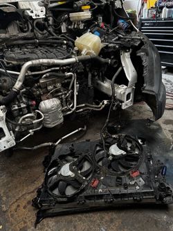Fans, condenser and front bumper right corner all for a 2023 ram promaster 2500