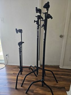 Avenger C-Stands with Grip Heads – Set of 3