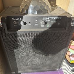 Ion Bluetooth Speaker And Disco Ball 