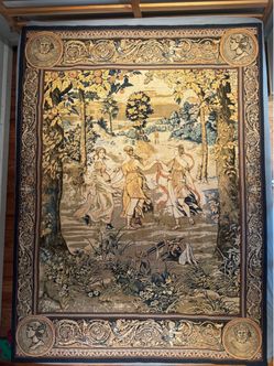 Biltmore Estate “The Dance” Tapestry – 56” × 80” – Vintage