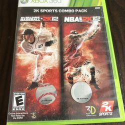MLB 2K12 / NBA 2K12 2K Sports Combo Pack Xbox 360