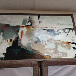 Nice Canvas Wood Frame Painting 