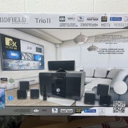 Midfield Acoustics Trio Home Sound System 2900W - New