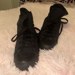 Black Converse High tops