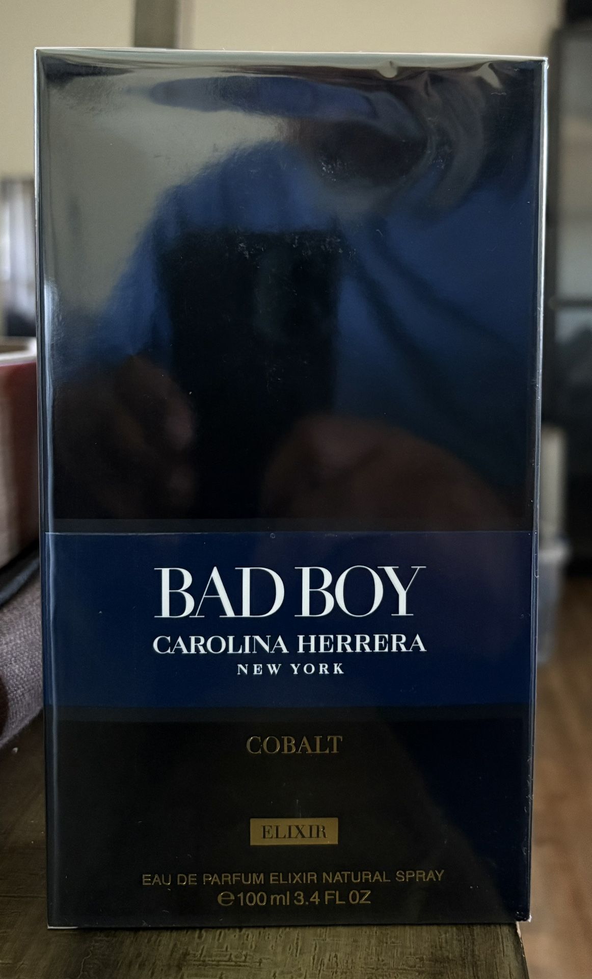 Carolina Herrera Bad Boy Cobalt Elixir 3.4 Oz Eau De Parfum