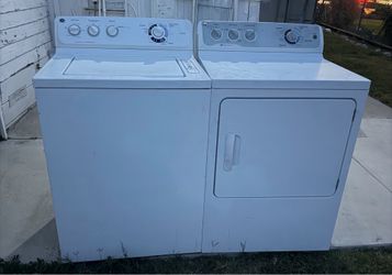 GE  washer and dryer