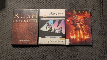 Rush DVDs - Rush in Rio, Rush Chronicles, A Show of Hands