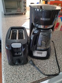 Coffee maker and toaster