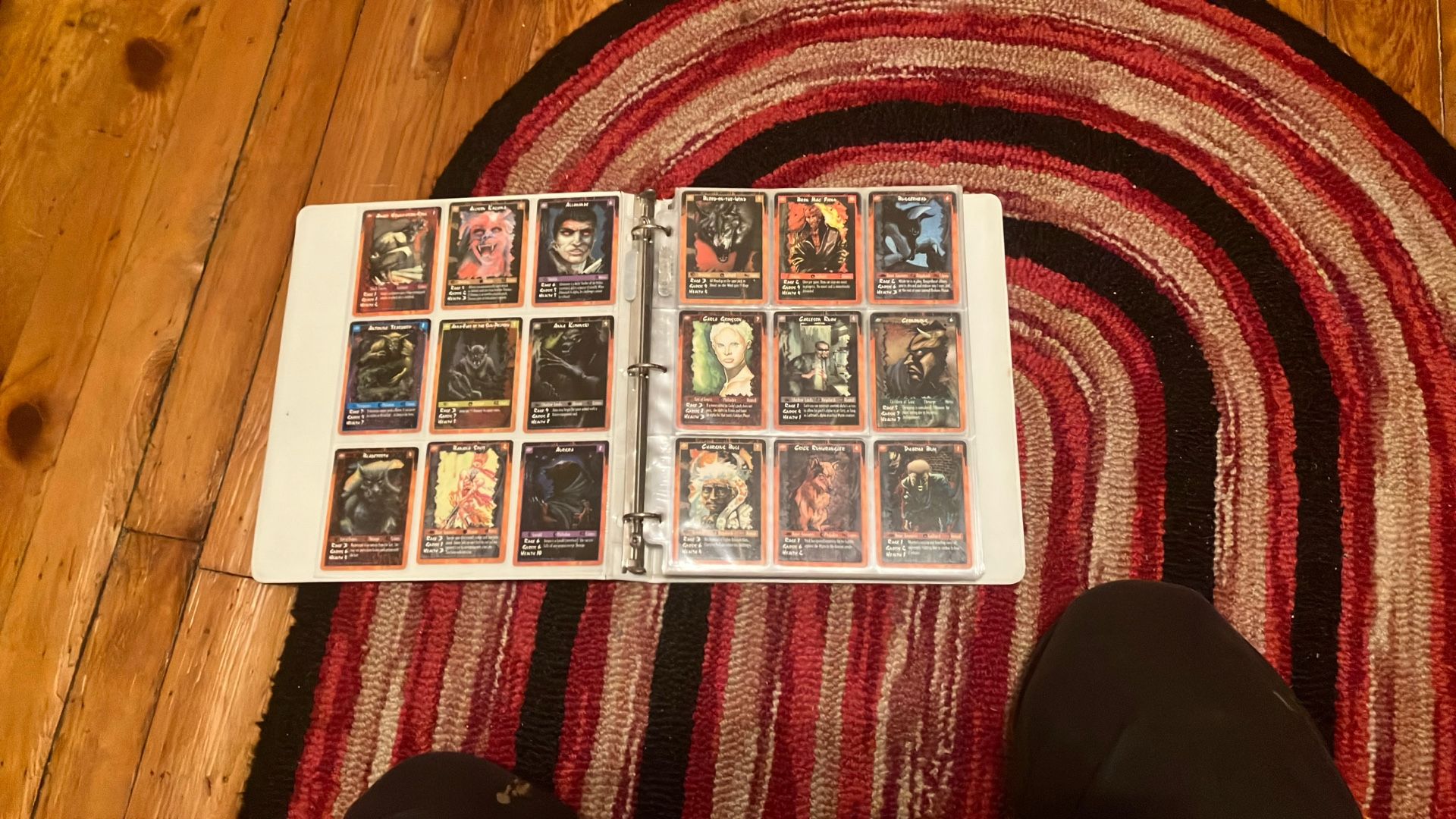 Rage: Werewolf The Apocalypse CCG complete Series 1, Like New, Comes With Binder!