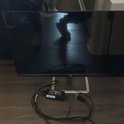 23 Inch HP monitor with power Cord