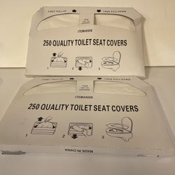 Pack Of 250 Toilet Seat Covers 
