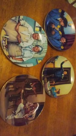Hamilton Collection Official Honeymooners Plate Collection Set Of (4) Certified And Signed Jackie Gleason