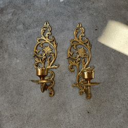 15" Wall Sconce Candle Holders