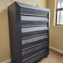 Beautiful Charcoal Black Wardrobe Set
