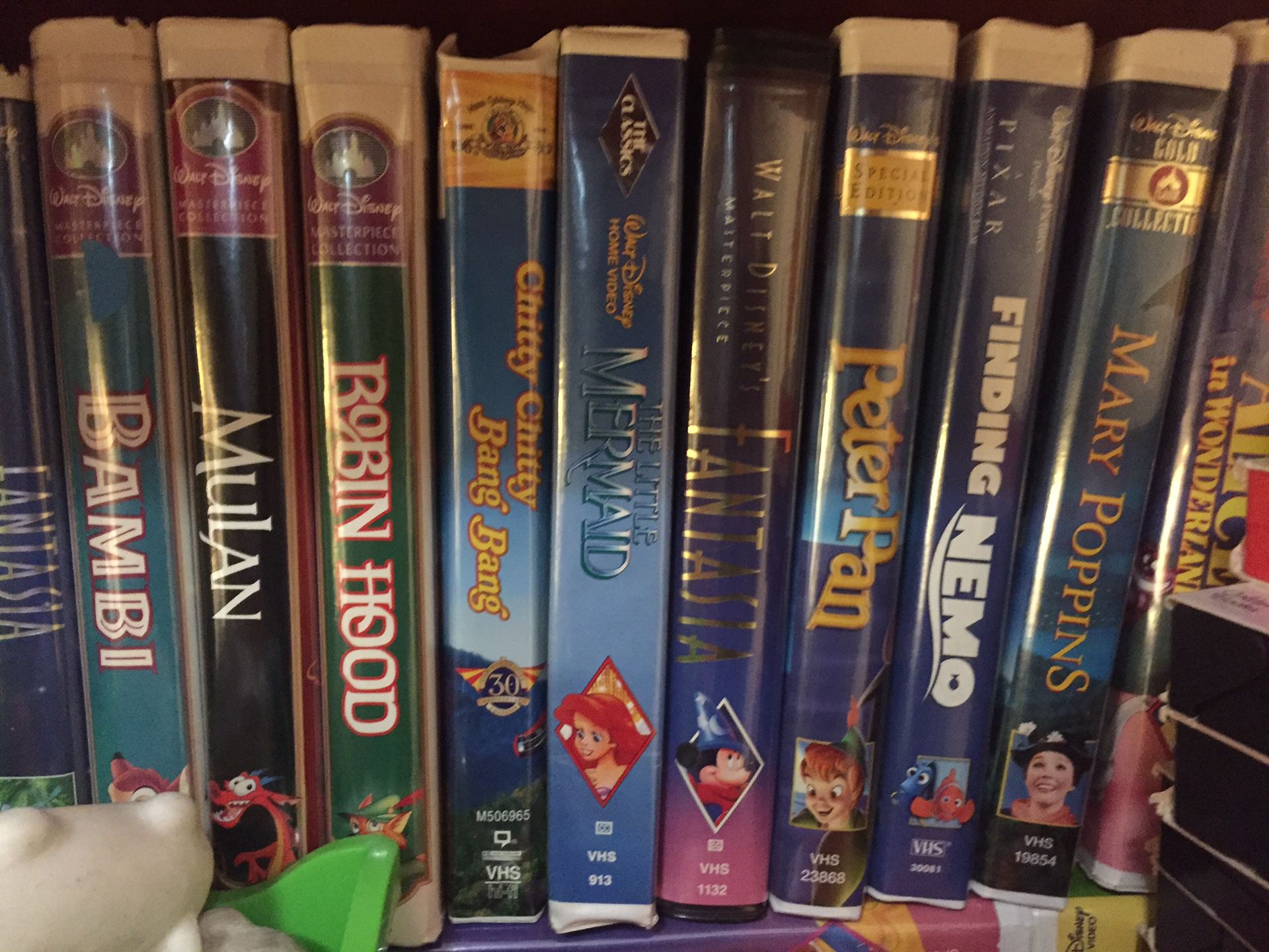VHS $1 and dvd $2 sale