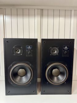 Pair of Very Beautiful and Rare Diatone Mitsubishi MS-10 Two Way Loudspeakers, 10” Woofers