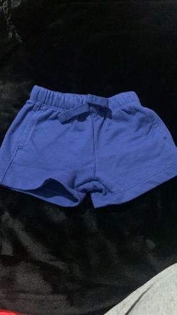 0-3 Blue Baby Pull-On Shorts