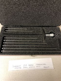 Starret depth micrometer