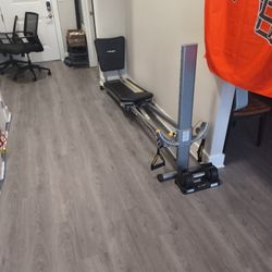 Total gym With Barbell