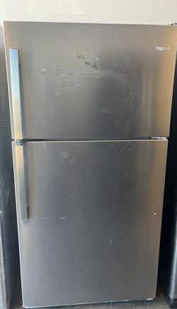 Whirlpool Top Mount Stainless Fridge
