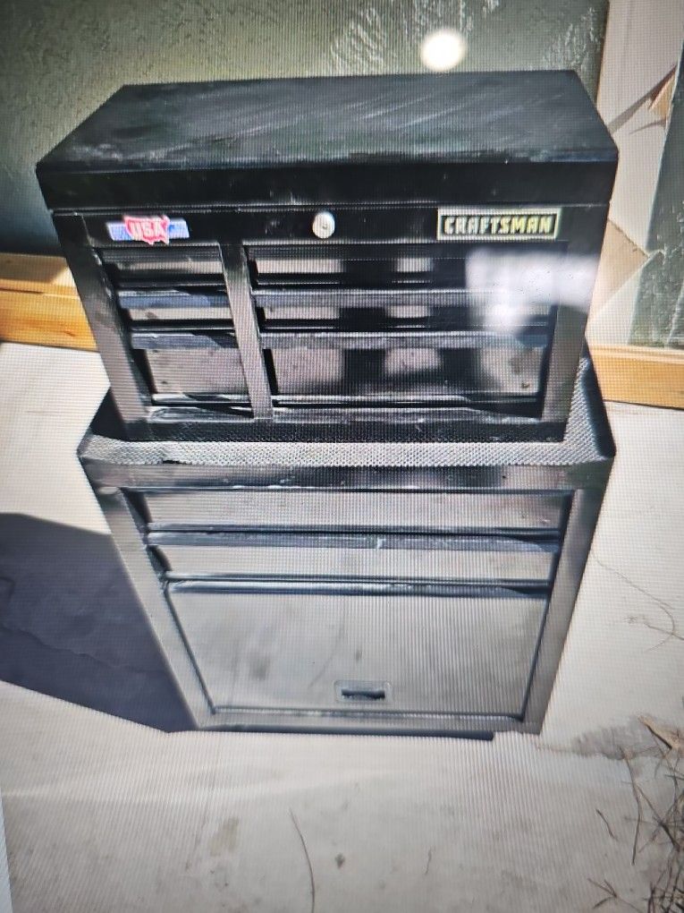 Craftsman five drawer steel tool center $100 OBO