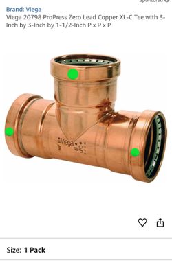 Propress Copper Tee 20798