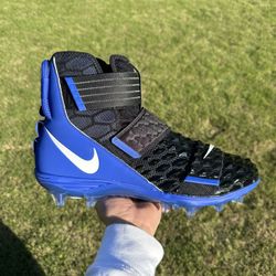 Nike Force Savage Elite 2 Royal Blue Black Football Cleats BV3962-008 Mens Sz 14