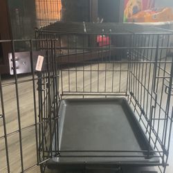 Dog Cage And New