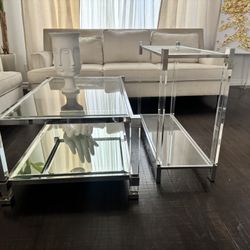 Zgallerie Acrylic Console Table 
