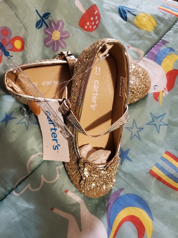 New New New Carter  Sparkle Gold Dress Shoes  Size 11