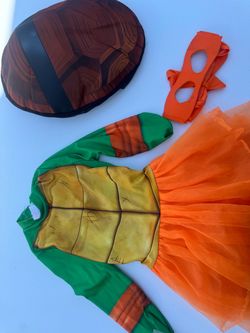 Girls Size S Ninja Turtle Costume