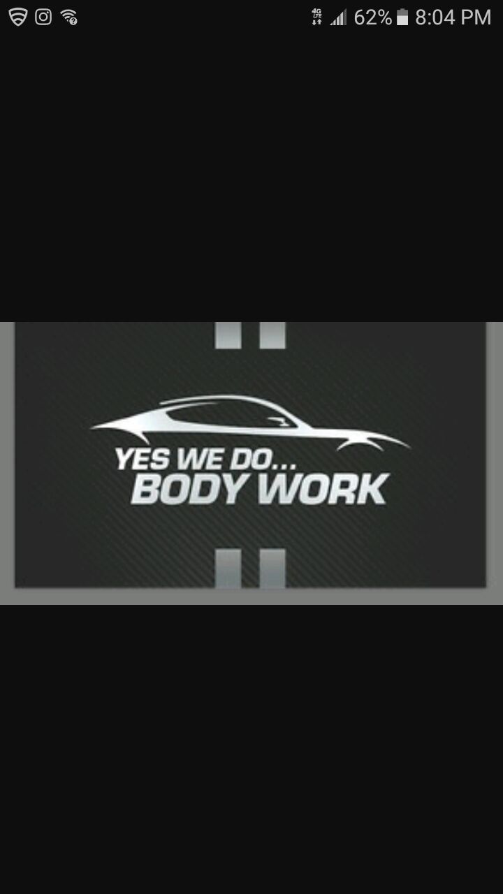 DJ's auto body work