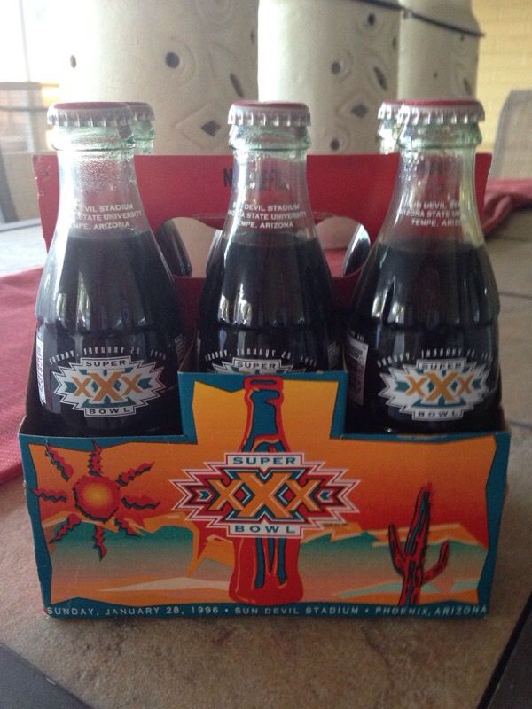 Super Bowl XXX six pack of Coke