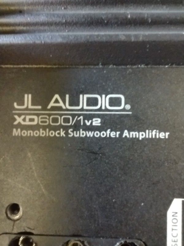 Xd600 1v2 Jlaudio Amp