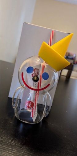 Jack in the Box Glass Cup