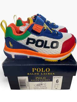 Polo Ralph Lauren toddler’s Unisex Shoes Size USA 6 UK 5.5 Kids and Toddlers NWB
