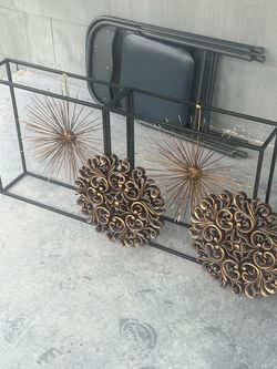 Bronze Metal Wall Art Decor Set