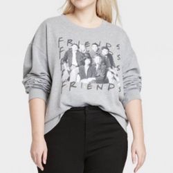 women’s FRIENDS graphic sweatshirt cotton blend Size Small