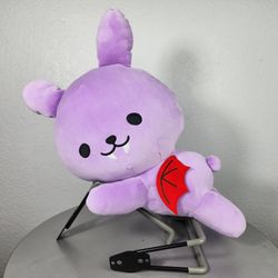 18" Fukuya Purple Red Bunpire Bunny Vampire Bedtime Plush