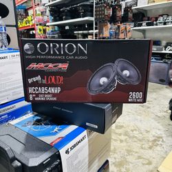 ORION HCCA854NHP 8" High Efficiency Midrange Speakers 2600 Watts