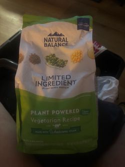 2 bags veggie dog food!